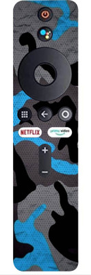 BugguSkin Mi Smart LED TV Remote Mobile Skin(Ultra Super Camouflage Military Blue Skin With High Matte Finish.)