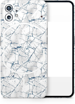 Flipkart SmartBuy nothing phone 1 mobile skin its ready to used cutting skin marble ink 17 Mobile Skin(Multicolor)