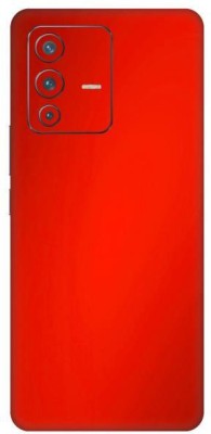 Vcare GadGets Metallic Red Shining vivo V23 Pro 5G Mobile Skin(Metallic Red Shining)