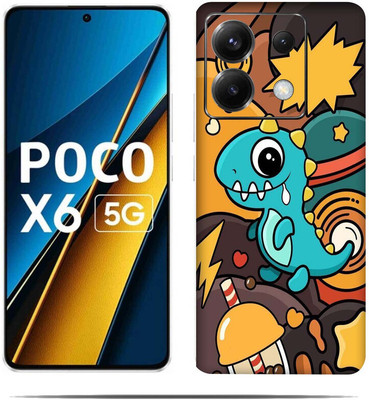 LAMHA Poco X6 5G.. Mobile Skin(Ultra Super Multicolor Skin With HiighQuality Matte Finish.)
