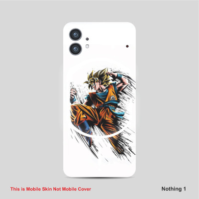 VYBE The Smart Choice Nothing 1 Goku Mobile Skin Mobile Skin(Milk White B4)