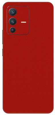 Vcare GadGets Glitter Red vivo V23 5G Mobile Skin(Glitter Red)