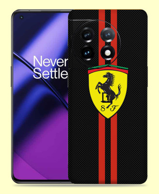 WeCre8 Skin's Oneplus 11 5G Mobile Skin(Ferrari Logo Image Multicolor Mobile Skin)