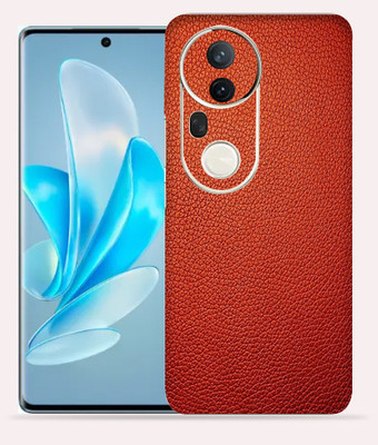 OggyBaba OggyBaba Vivo T4 Ultra Mobile Skin(Red Leather)