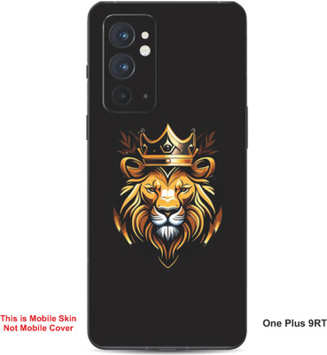 VYBE The Smart Choice One Plus 9RT Lion Embossed Mobile Skin(Yellow & Black 28)