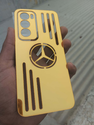 MOKPLZ OPPO RENO 12 PRO 5G GOLDEN MIRROR BACK PANNEL Mobile Skin(GOLDEN)