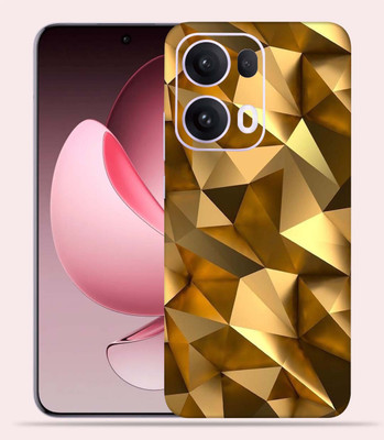 OggyBaba OggyBaba Oppo Reno 13 pro Mobile Skin(Golden-poly)