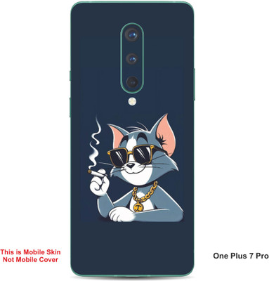 VYBE The Smart Choice One Plus 7 Pro Tom Embossed Mobile Skin(Dark Blue Grey 16)
