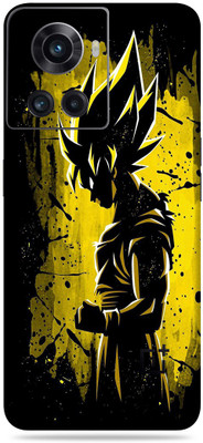 SkinoMania Oneplus 10R-5G Mobile Skin(Multicolor Goku Yellow)