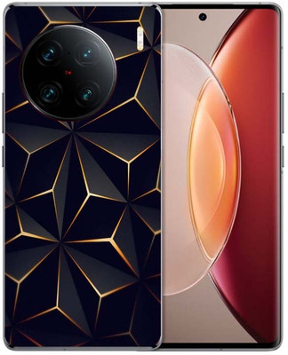 BugguSkin vivo X90 Pro Mobile Skin(Ulltra Super Thunderstm Black Abstract Skin With High Matte Finish., Mobile Skin (Back+Side+Camera))