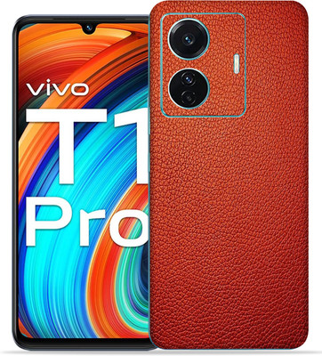 Skinex Vivo T1 pro 5g, T1 pro vivo Mobile Skin(Black Wrap With Full Cut)