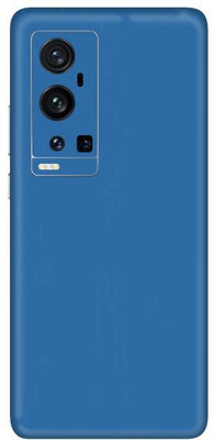 Vcare GadGets Vivo X60 Pro Plus Mobile Skin(Glossy Light Blue)