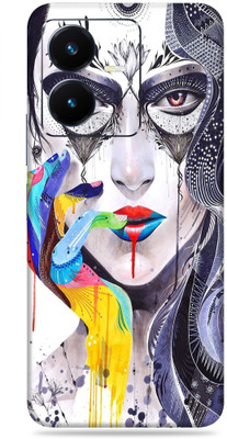 SkinoMania Vivo Y22 Mobile Skin(Multicolor Pop Art)