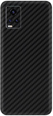 Vcare GadGets Vivo V20 Pro Mobile Skin(Fiber Carbon Black)