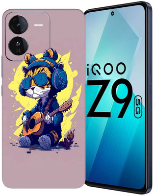 OggyBaba OggyBaba Vivo iqoo Z9 5g Mobile Skin(Gitaar Cat)