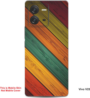 VYBE The Smart Choice Vivo V25 Pattern Embossed Mobile Skin(Tiger Eye 4)