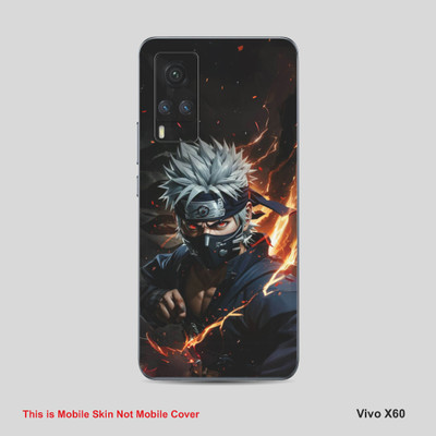 VYBE The Smart Choice Vivo 60X Anime Mobile Skin Mobile Skin(Grey & Black 12)