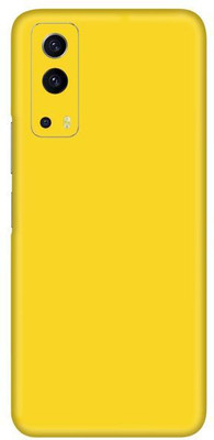 Vcare GadGets Yellow Matte vivo i QOO Z3 5G Mobile Skin(Yellow Matte)