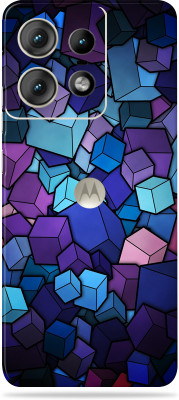 WeCre8 Skin's motorola edge 50 pro Premium Vinyl Mobile Skin (Multicolor) Mobile Skin(Cubes-Vector)