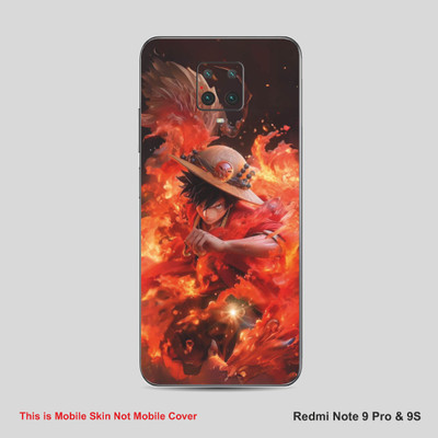 VYBE The Smart Choice Redmi Note 9S Naruto Mobile Skin Mobile Skin(Silver Chalice A28)