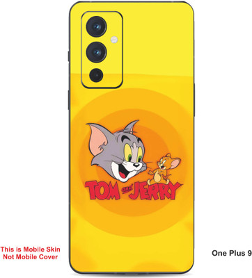 VYBE The Smart Choice One Plus 9 Tom & Jerry Embossed Mobile Skin(Carrot Orange 19)