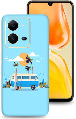 SkinoMania Vivo V25-5G Mobile Skin(Multicolor Summer Chill)