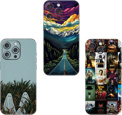 wrap craft APPLE IPHONE XR COMBO (PACK OF 3) Premium Vinyl BACK Mobile Skin(Multicolor)