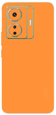 TJ CREATION VIVO T1 PRO 5G Mobile Skin(Orange Matte Skin With High Matte Finish.)