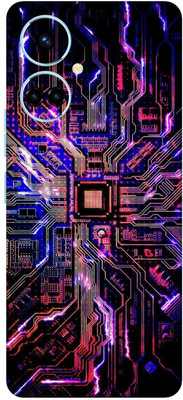 wrap craft Tecno Pop 6 Pro Premium Vinyl Mobile Skin(Multicolor)