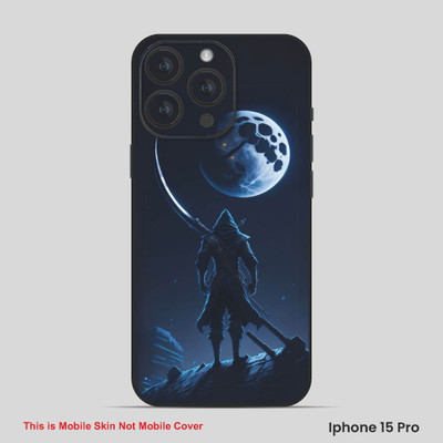 VYBE The Smart Choice iPhone 15 Pro Horror Mobile Skin(Rock Blue 9)