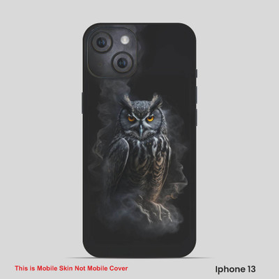 VYBE The Smart Choice iPhone 13 Owl Embossed Mobile Skin(Iridium 3)