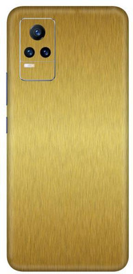 Vcare GadGets Vivo Y21e 5 G Mobile Skin(Brushed Gold)