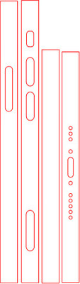 Orgic India iPhone 14 PRO Mobile Skin(Transparent)