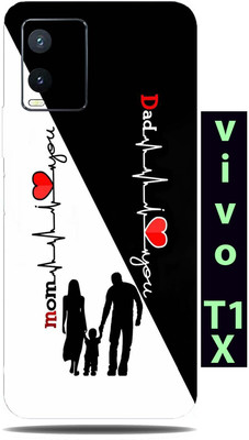BugguSkin Vivo T1x Mobile Skin(Ultra Super Mom Love Dad Skin With High Matte Finish.)
