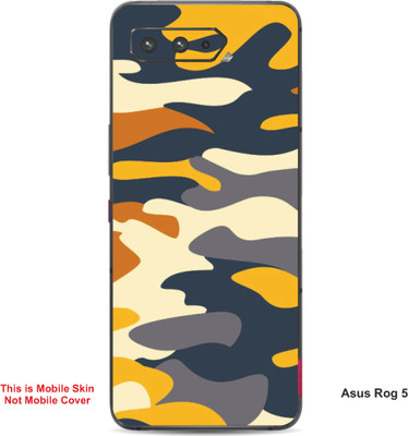 VYBE The Smart Choice Asus Rog 5 Camouflage Embossed Mobile Skin(Egg White 1)