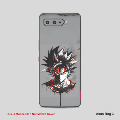 VYBE The Smart Choice Asus Rog 3 Goku Mobile Skin Mobile Skin(Dust Grey B1)