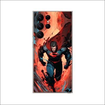 VYBE The Smart Choice galaxy s22 ultra Superman Mobile Skin Mobile Skin(Black 776)