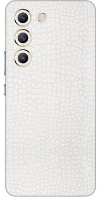Vcare GadGets White Textured Leather T3 5G Mobile Skin(White Textured Leather)