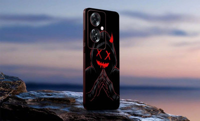 BUGGU OPPO F25 Pro 5G Mobile Skin(Black_and_red)