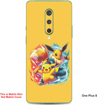 VYBE The Smart Choice One Plus 8 Pokemon Embossed Mobile Skin(Sandstorm 17)