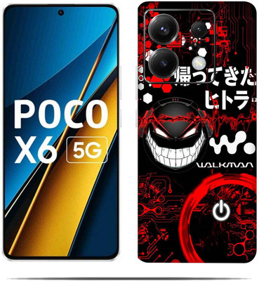 LAMHA Poco X6 5G.. Mobile Skin(Ultra Super Multicolor Skin With HiighQuality Matte Finish.)
