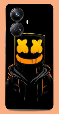 SkinoMania Realme 10 pro + 5g Mobile Skin(Multicolor Black-Marshmello)