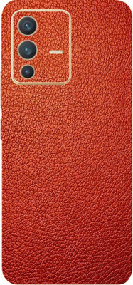 LAMHA VIVO V23 pro Mobile Skin(Ultra Super Red Leather Skin With High Mattte Finish.)