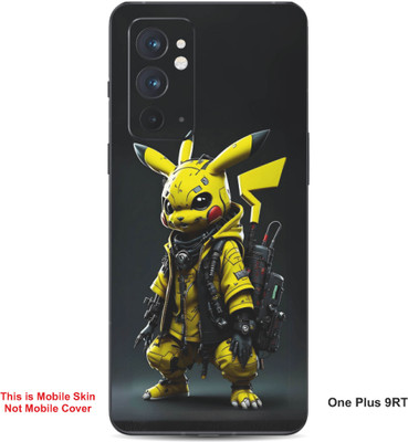 VYBE The Smart Choice One Plus 9RT Pikachu Embossed Mobile Skin(Bird Yellow 22)