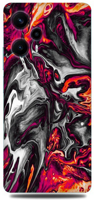 WeCre8 Skin's poco f5 Mobile Skin(Colorful-Lava Multicolor Skin)