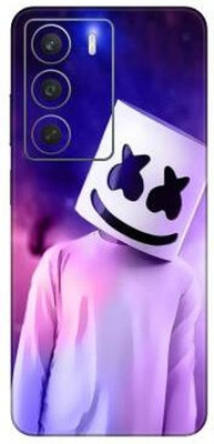 Vcare GadGets realme C75 5G Mobile Skin(Blue & White)