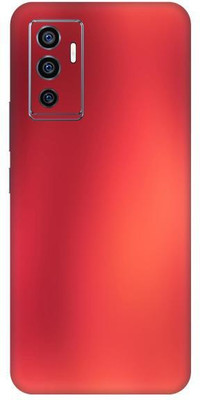 Vcare GadGets Y75 Shining Mirror Red Back Side Premium Mobile Skin(Shining Mirror Red)