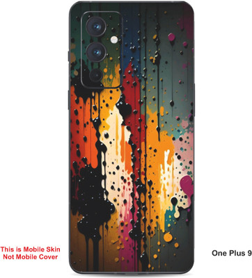 VYBE The Smart Choice One Plus 9 Pattern Embossed Mobile Skin(Tiger Eye A4)