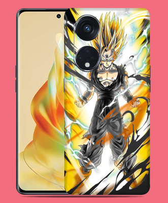 SkinoMania Oppo Reno 8T 5G Mobile Skin(Multicolor Ssj-Gohan)