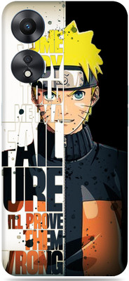SkinoMania OPPO A78 5G Mobile Skin(Multicolor Naruto-Anime-quotes)